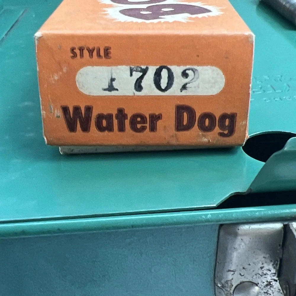 VINTAGE BOMBER WATERDOG WOOD LURE #1702